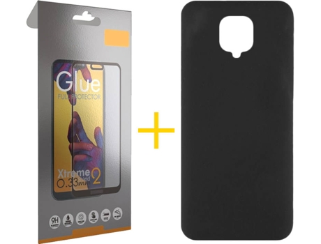 Kit Funda + Protector de Pantalla Xiaomi Mi 11 Lite 5G SKYHE Liso Negro
