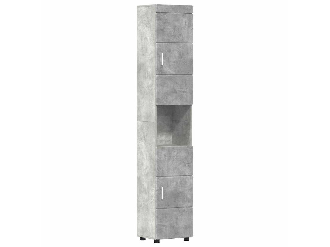 Maison Exclusive - Juego De Muebles De Baño Tulum Gris Concreto 37 X 31,5 X 203 Cm