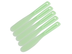 Cucharas De Silicona Para Mezclar Mascarillas, Aplicar Cremas Y Usar Como Espátula De Maquillaje. Color Azul. Reutilizables.