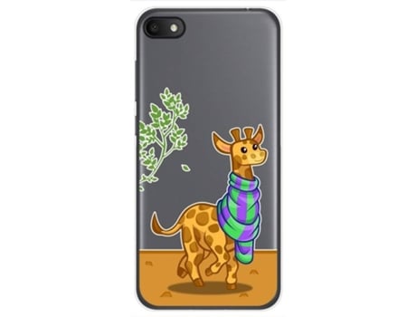 Carcasa Alcatel 1V 2019 TUMUNDOSMARTPHONE Dibujos Transparente Multicolor