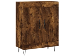 Maison Exclusive - Aparador De Madera De Ingeniería Roble Ahumado 69,5x34x90 Cm