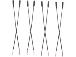 8 Piezas Cable De Reparación Para Micrófono Casque Audio Con Fiche Femelle Extension Haut-parleur