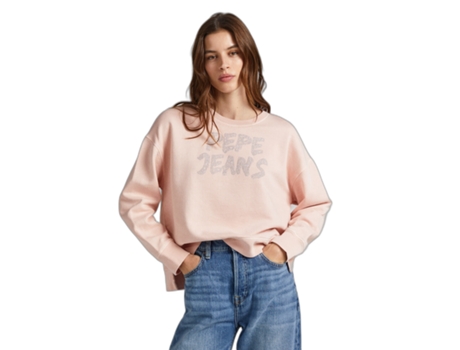 Camiseta de Mujer PEPE JEANS Bailey Gris (M)