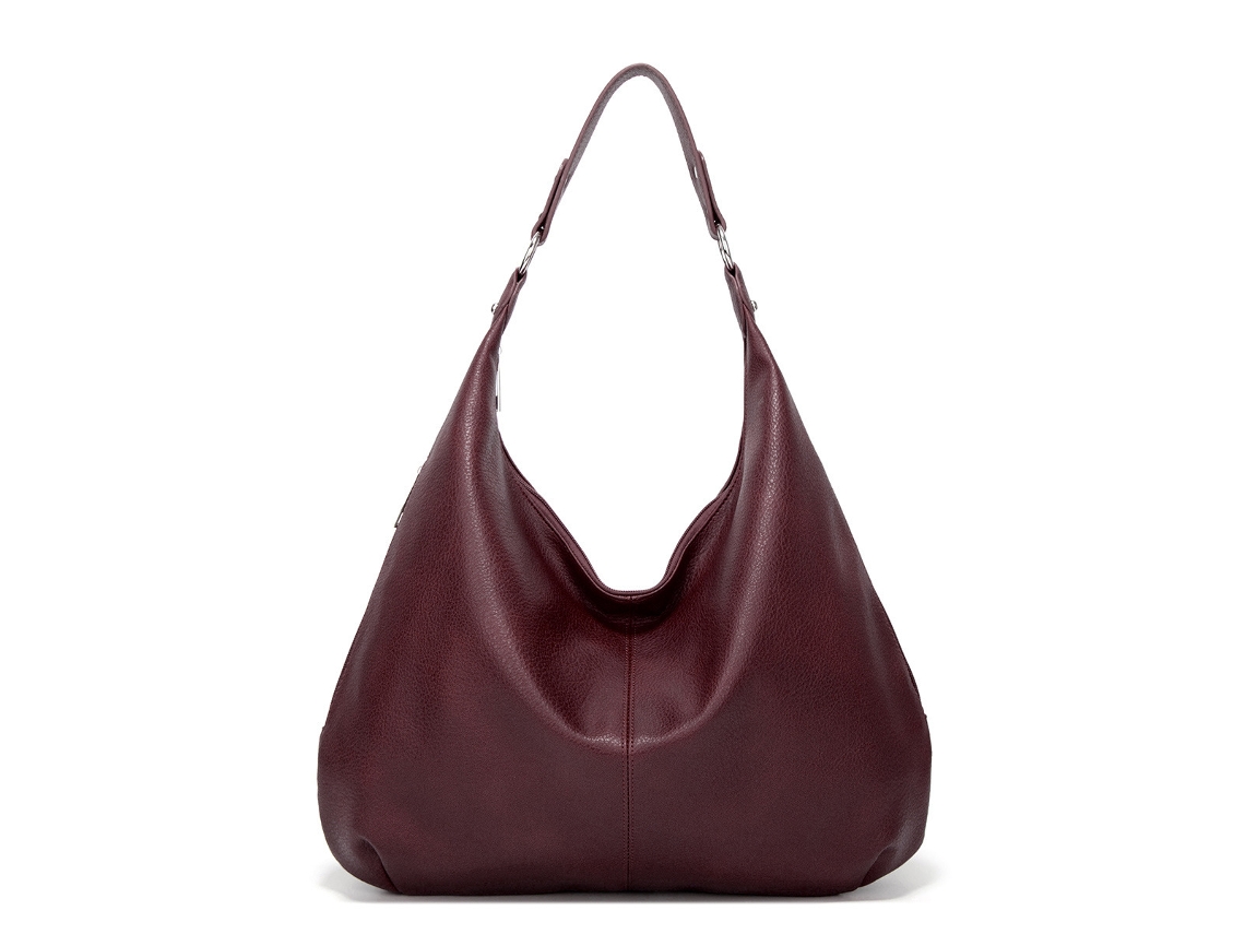 Bolsos casuales tipo hobo para mujer (burdeos) Eifson