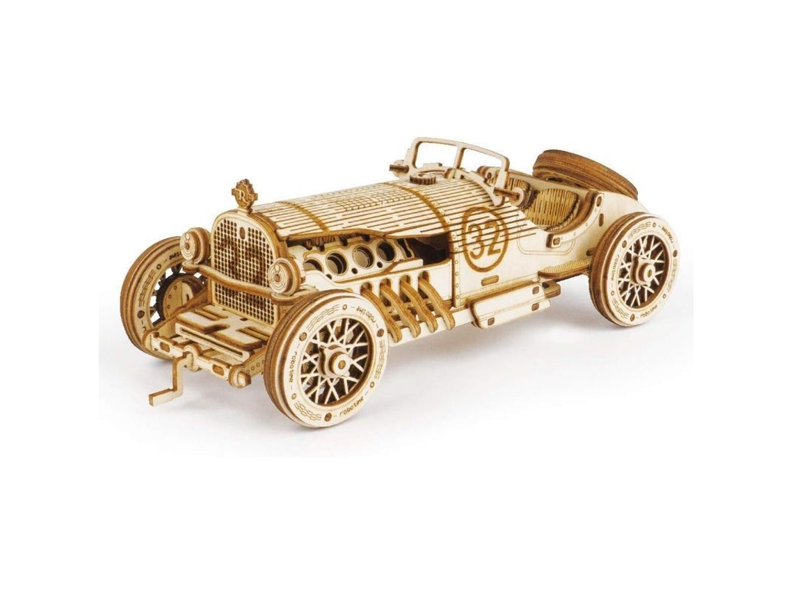 Coche De Juguete De Madera Para Armar - Rompecabezas 3d - Modelo Mecánico Para Niños Y Adultos