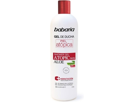 Gel de Baño BABARIA Piel Atopica Aloe Vera 0 (600 ml)