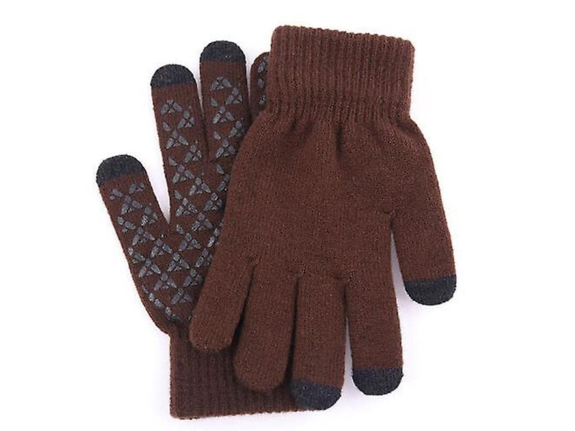 2026-guantes De Invierno Unisex Táctiles Calientes Knit Antiviento Para Esquí Ciclismo Running
