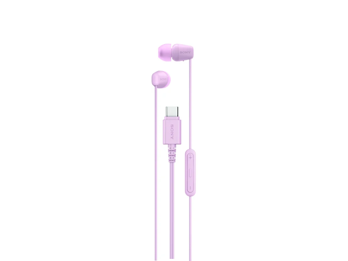 Auriculares con Cable SONY IER-EX15C L (In Ear - Micrófono - Rosa)