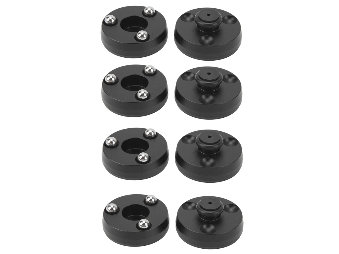 Almofadas Isoladoras Para Alto-falantes Hifi If4023b Absorventes De Impacto Vibrations 39x24mm Alumínio