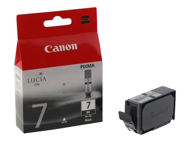 Cartucho de tinta Original CANON PGI-7BK Negro para PIXMA iX7000, MX7600