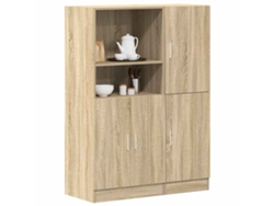 Juego de muebles de cocina, armario de cocina de 2 piezas, roble, Sonoma HARLANV1