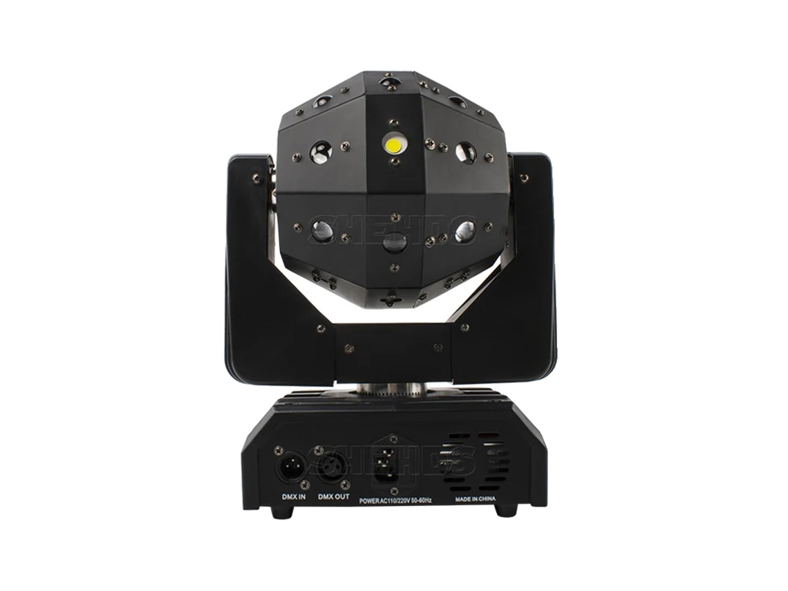 Linterna frontal móvil de 16 x 3 W, luz de escenario DMX, luz láser profesional para escenarios y DJ, enchufe OEM.