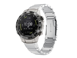 Pulseira para Garmin Marq Aviator Gen 2 - Aço Inoxidável - Estampa de Capacete Tartaruga (22mm) Preta