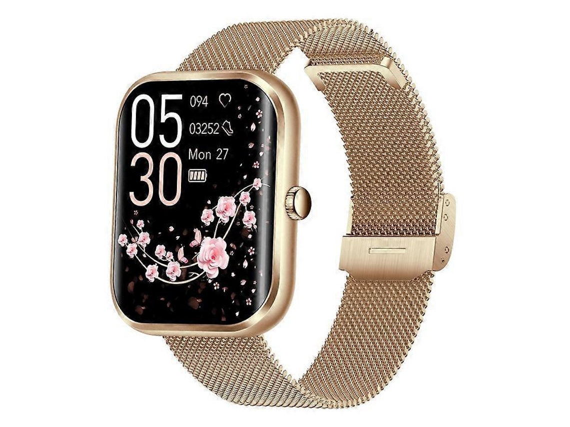 Reloj inteligente Ak58 resistente al agua con pantalla grande de 1,96 pulgadas y monitor de frecuencia cardíaca, pulsera deportiva de acero Ly Ebike