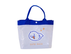 Bolso De Playa De Pvc Impermeable De Gran Capacidad Con Diseño De Dibujos Animados A La Moda Para El Verano.