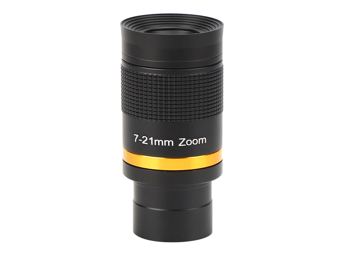 Ocular Zoom 7‑21mm Para Telescópio Astronômico, 1,25 Polegadas, Ocular Ajustável
