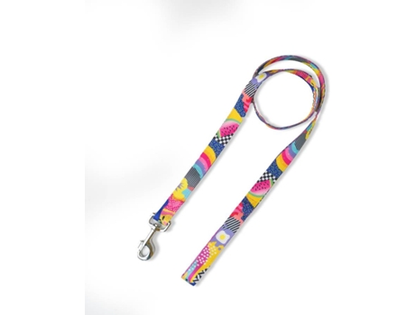Correa para Perros BECKY DOG APPAREL Miami (Multicolor - 1.20 m - Poliéster - Mediano)