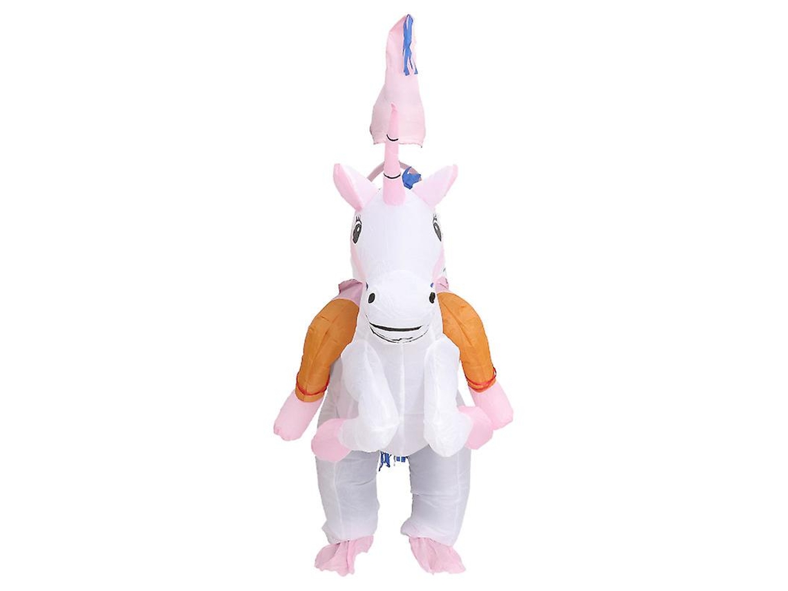 1 Disfraz De Unicornio Inflable Para Decoraciones De Halloween.