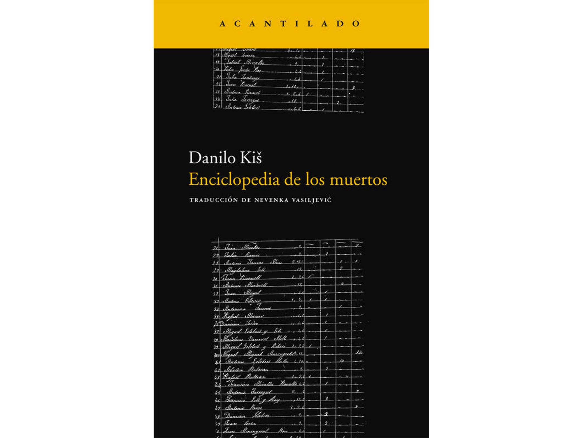 Libro Enciclopedia De Los Muertos de Danilo Kis (Español)