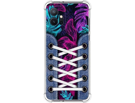 Carcasa para Vivo Y55 5G TUMUNDOSMARTPHONE Dibujos Antigolpes Zapatillas 07 Multicolor