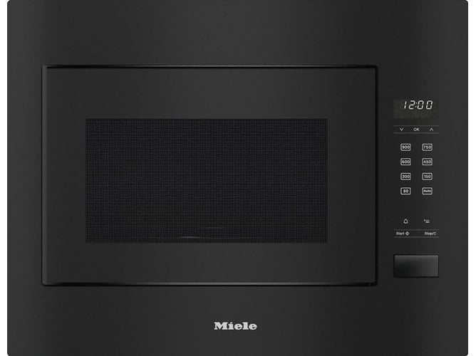 Microondas Integrable MIELE M 2240 SC OBSW (26 L - Sin Grill - Negro)