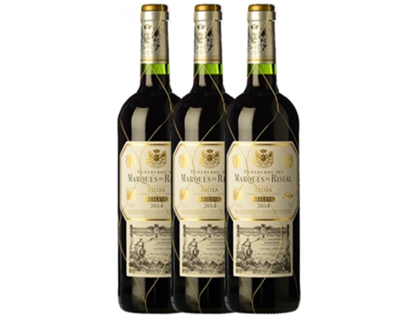 Vino MARQUÉS DE RISCAL Marqués De Riscal Rioja Reserva (0.75 L - 3 unidades)