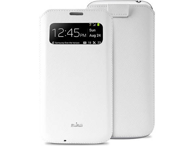 Funda Samsung Galaxy S4 Mini PURO PCSLIMS4MINIVIEWWH Blanco