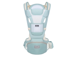Portabebés Con Asiento De Cadera Para Bebés De 0 A 36 Meses, Color Verde Siurn