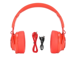 Auriculares Bluetooth Infantiles P1 Supraaurales Para Música, Películas Y Deportes - Rojo
