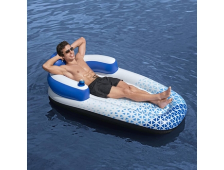 Colchoneta hinchable Hydro Force azul 183x97 cm BESTWAY