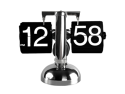 2026-reloj De Mesa Digital Flip Down Retro Minimalista De Pie Simple Mecánico Auto Flip Para Hogar Sala De Estar Negro