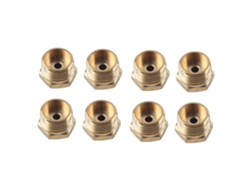 Conectores Rápidos Neumáticos De Hilo Macho Recto Para Tubería De Aire 4mm (pc4-3 8 Piezas)