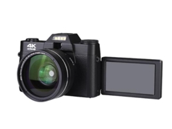 Cámara digital SZSMART CDR9 4K Lentes para profesionales WIFI Pantalla de 3 pulgadas Regalo de cumpleaños negro
