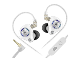 Auriculares Intrauditivos Para Juegos (blancos, 3,5 Mm), Con Graves Metálicos, Diseñados Específicamente Para Deportes Electrónicos.