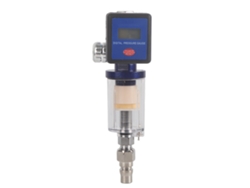 Regulador De Ar Digital Com Medidor De Pressão E Filtro De Água, Rolo Mf08 Mf01, Conexão 1/4 Polegada