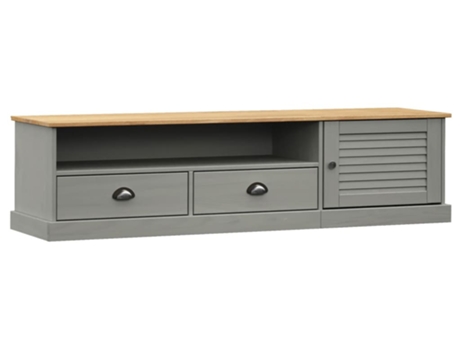 Mueble De Tv VIDAXL Gris Madera (156x40x40 cm)