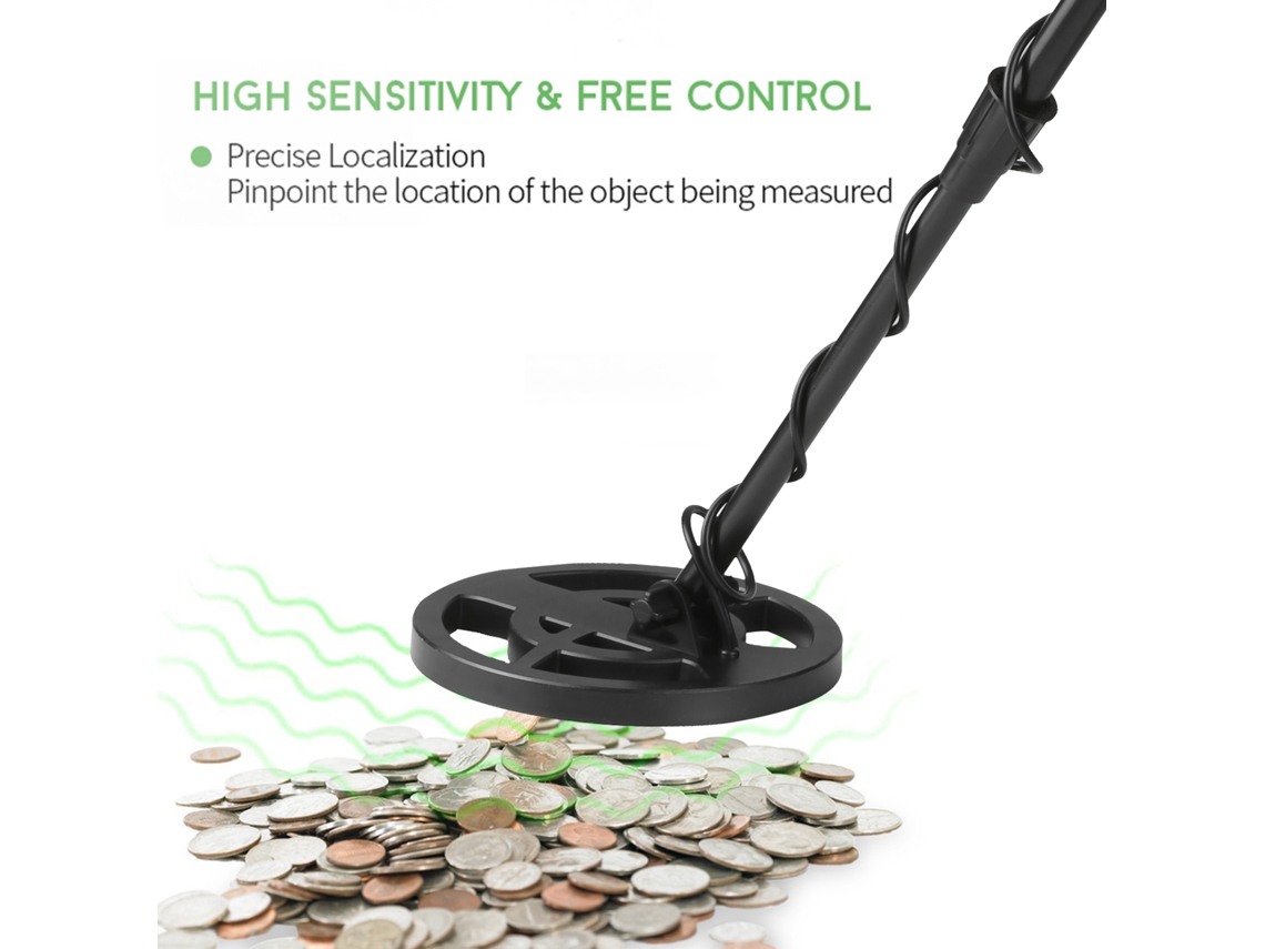 Detector De Metales Portátil Subterráneo Para Principiantes, Niños, Estudiantes, Buscadores De Oro Y Tesoros Con Bobina Impermeable.