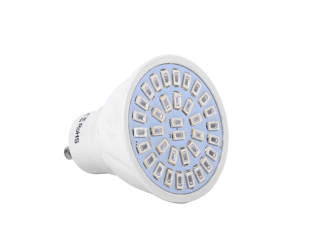 JILLIOPER Lámpara LED GU10 5W 5733SMD 220V para Plantas, Luz de Crecimiento para Jardín Interior e Hidroponía