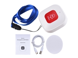 Botón De Emergencia Wifi Portátil Y Recargable Para Personas Mayores Y Niños Con Alerta Mediante La Aplicación Smart Life.