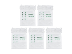 5 Bolsas Para Aspiradora Vorwerk Vk135 Vk136, Accesorio De Tela No Tejida, Limpieza Eficaz.