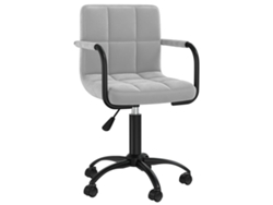 Maison Exclusive - Sillas De Comedor Giratorias 6 Uds De Terciopelo Gris Claro