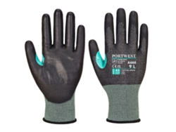 Guante resistente a cortes Portwest CS E18 PU / Negro / L