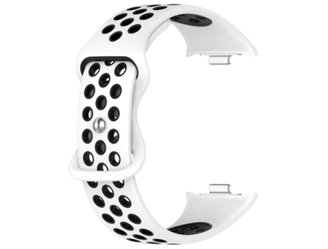 Pulseira de relógio de silicone para Redimi Watch 4 Xiaomi Mi Band 8 Pro Negro Blanco INF