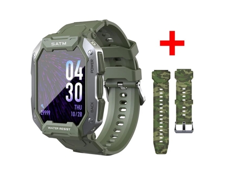 Reloj inteligente militar resistente al agua 5ATM IP69K para hombre, reloj inteligente profesional HD de 1,71 pulgadas para exteriores, relojes de ...