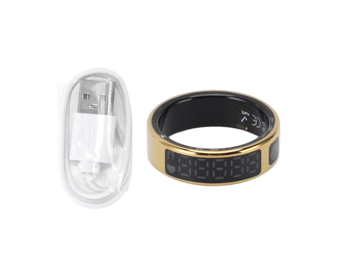 Anillo Inteligente (página Táctil, Modos Deportivos Multifuncionales) Anillo Inteligente Con Pantalla, Anillo Impermeable