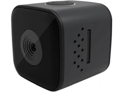 Cámara de bolsillo portátil Yizhood impermeable con visión nocturna, minicámara HD 1080p (negra)