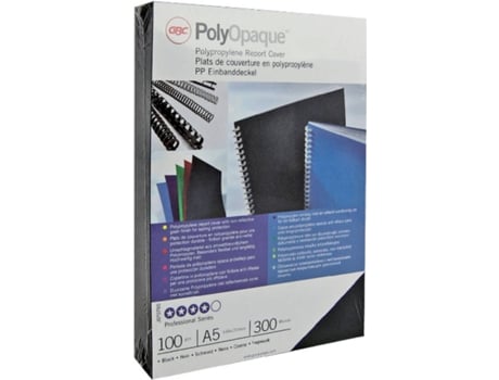 Cubiertas para Encuadernación GBC PolyClearView A4 Polipropileno (300 Mícrones)