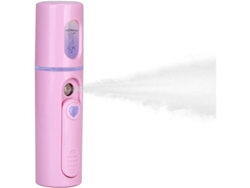 Vaporizador Facial Ultrasónico Humidificador Nano Snow Rosa Para El Cuidado De La Piel Y El Maquillaje.