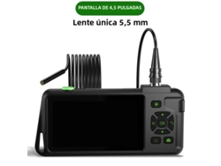 Endoscopio Industrial Con Pantalla Ips De 4,5 Pulgadas (5,5 Mm) Y Cámaras Simples, Dobles Y Triples
