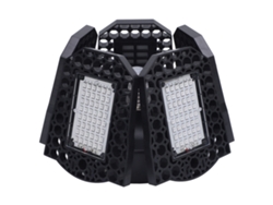 Lámpara Led De Cultivo Para Plantas De Interior E Invernaderos, Luz Roja Y Azul, 5 Aspas Plegables, Casquillo E27.